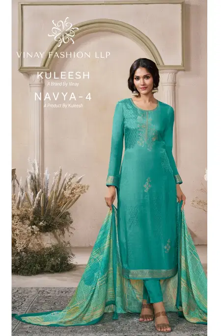 Navya 4 By Vinay Kuleesh Viscose Bulk Designer Salwar Suits Orders In India